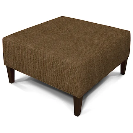 Sleek and Sophisticated, Square Ottoman with Modern Style